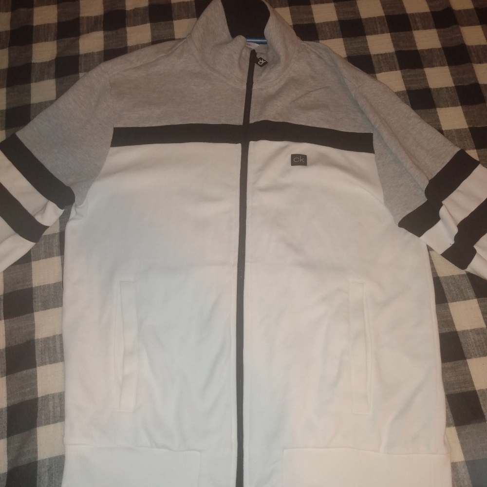 Men's Calvin Klein tech jersey ( zip up sweater)